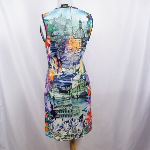 Just Love Unique Scenic Print Dress Sleeveless - Picture 8 of 8
